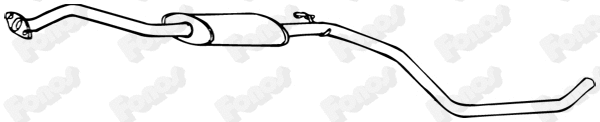 Centre Muffler (619423)