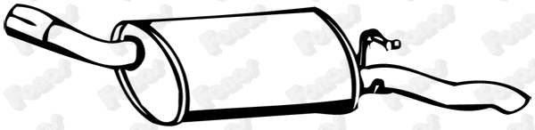 Rear Muffler (07895)