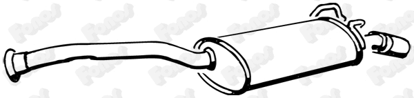 Rear Muffler (611198)