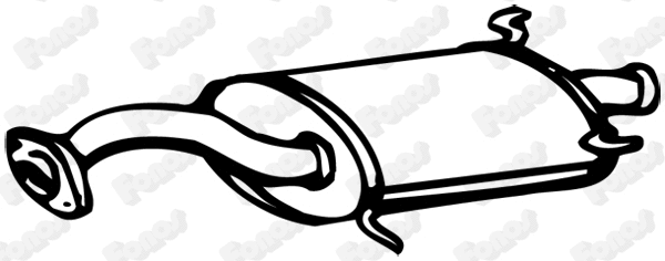 Rear Muffler (614322)