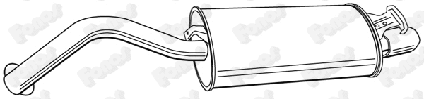 Rear Muffler (616869)