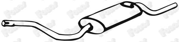 Rear Muffler (616161)