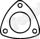 Gasket, exhaust pipe (80200)