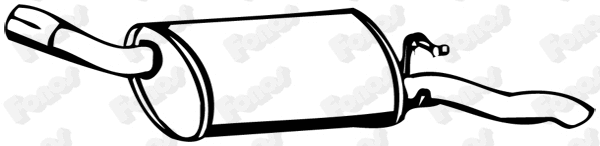 Rear Muffler (16193)