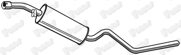 Centre Muffler (23207)