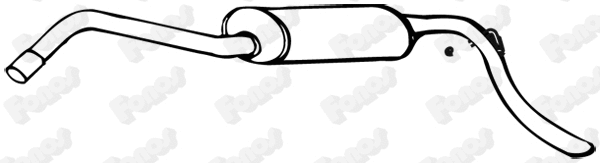 Rear Muffler (70174)