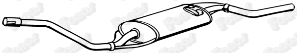 Rear Muffler (616401)