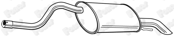 Rear Muffler (611996)