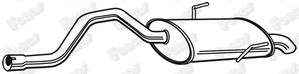 Rear Muffler (611546)