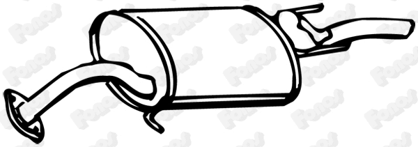 Rear Muffler (614317)