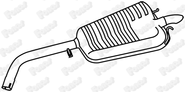 Rear Muffler (70204)