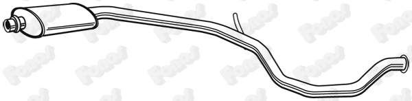 Centre Muffler (23429)