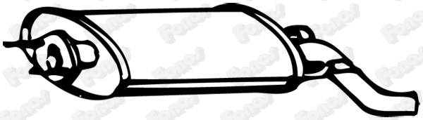 Rear Muffler (15157)