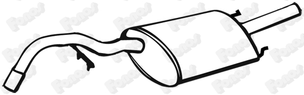 Rear Muffler (19725)