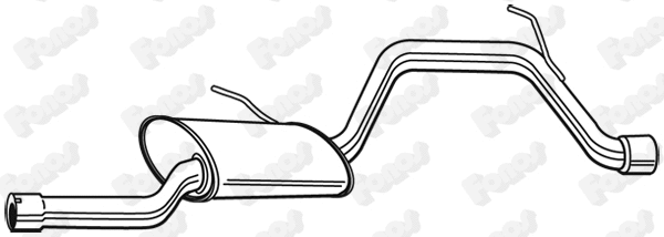 Rear Muffler (617503)