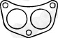 Gasket, exhaust pipe (81136)