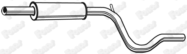 Centre Muffler (616365)