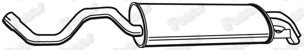 Rear Muffler (616569)