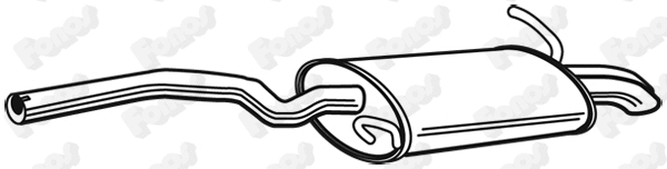 Rear Muffler (23183)