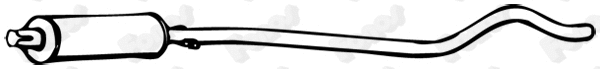 Centre Muffler (61706)