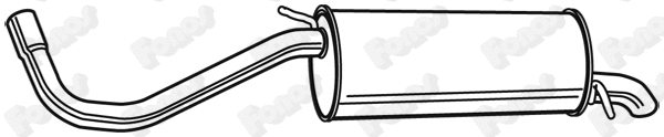 Rear Muffler (616342)