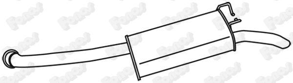 Rear Muffler (611197)