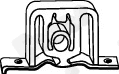 Mount, exhaust system (80103)