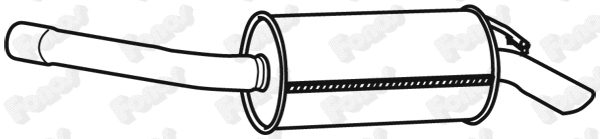 Rear Muffler (619119)