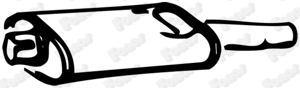 Front Muffler (611142)