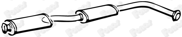 Centre Muffler (611166)
