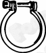 Clamping Piece, exhaust system (86207)