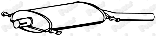 Rear Muffler (616443)