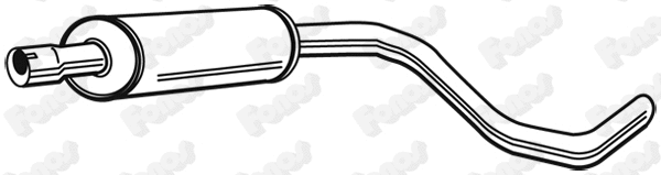 Centre Muffler (23166)