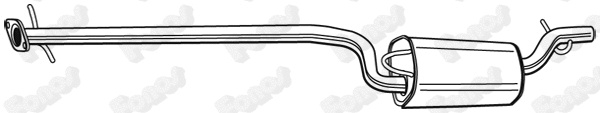 Centre Muffler (619381)