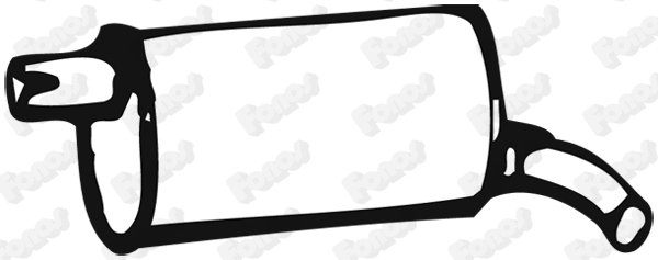 Rear Muffler (631128)