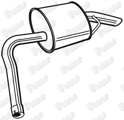 Rear Muffler (619489)