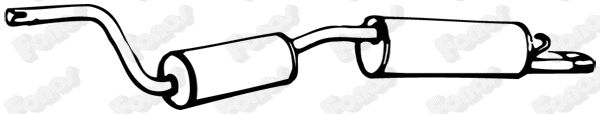 Rear Muffler (610134)
