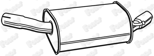 Rear Muffler (617527)