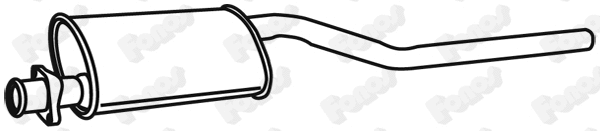 Centre Muffler (619849)
