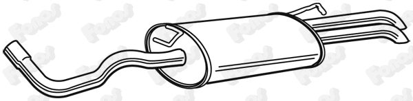 Rear Muffler (610877)