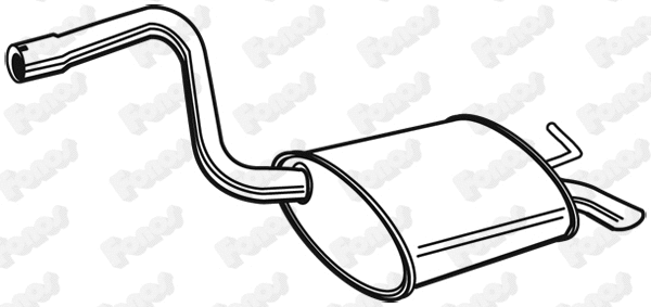 Rear Muffler (23234)