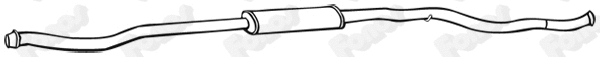 Centre Muffler (615154)
