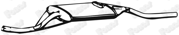 Rear Muffler (61629)