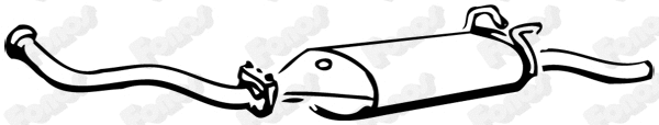 Rear Muffler (611135)