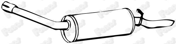 Rear Muffler (619818)