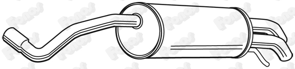 Rear Muffler (23325)