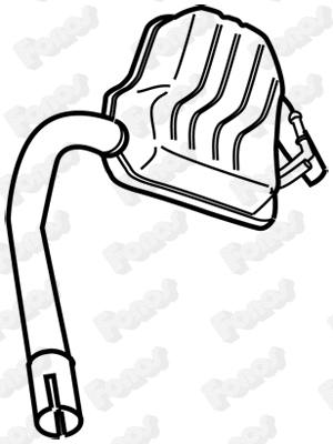 Rear Muffler (619311)