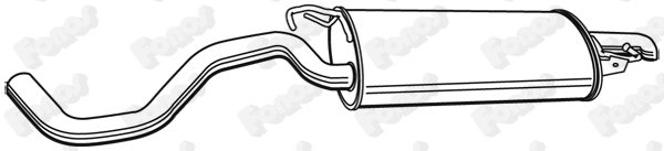 Rear Muffler (610633)