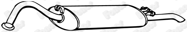 Rear Muffler (616132)