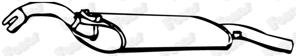 Rear Muffler (616371)